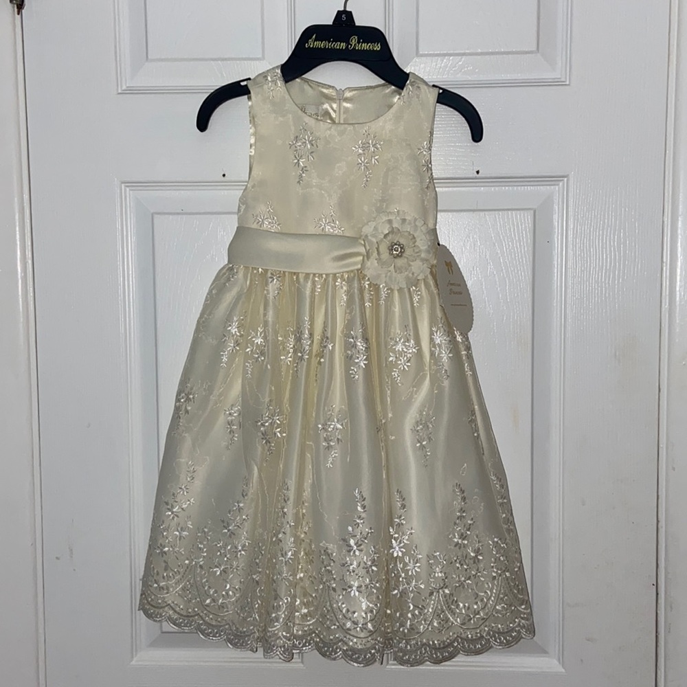 NEW!! Cream Party Dress